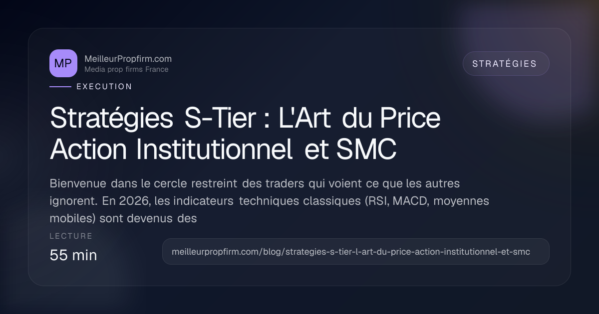 Illustration de couverture pour Stratégies S-Tier : L'Art du Price Action Institutionnel et SMC